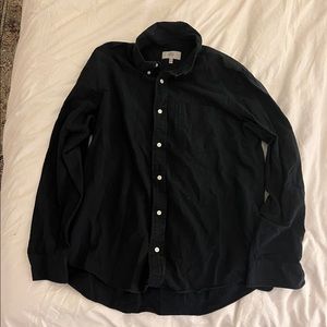 Jack Spade black Oxford button up XL